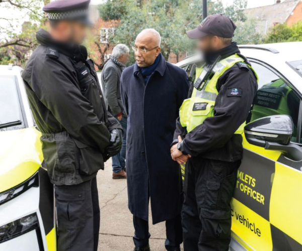 Mayor in community engagement